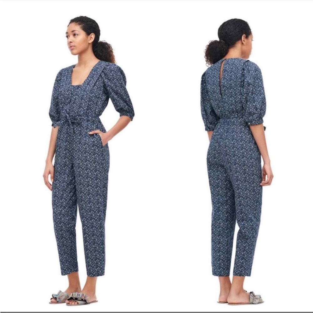 Rebecca Taylor Floral Jumpsuit Size Small